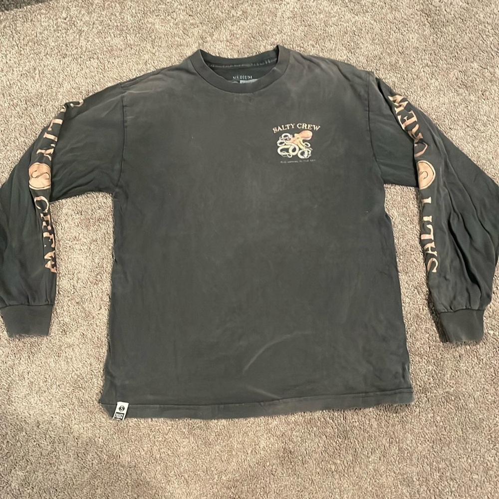 Vintage Salty Crew Black Long Sleeve shirt